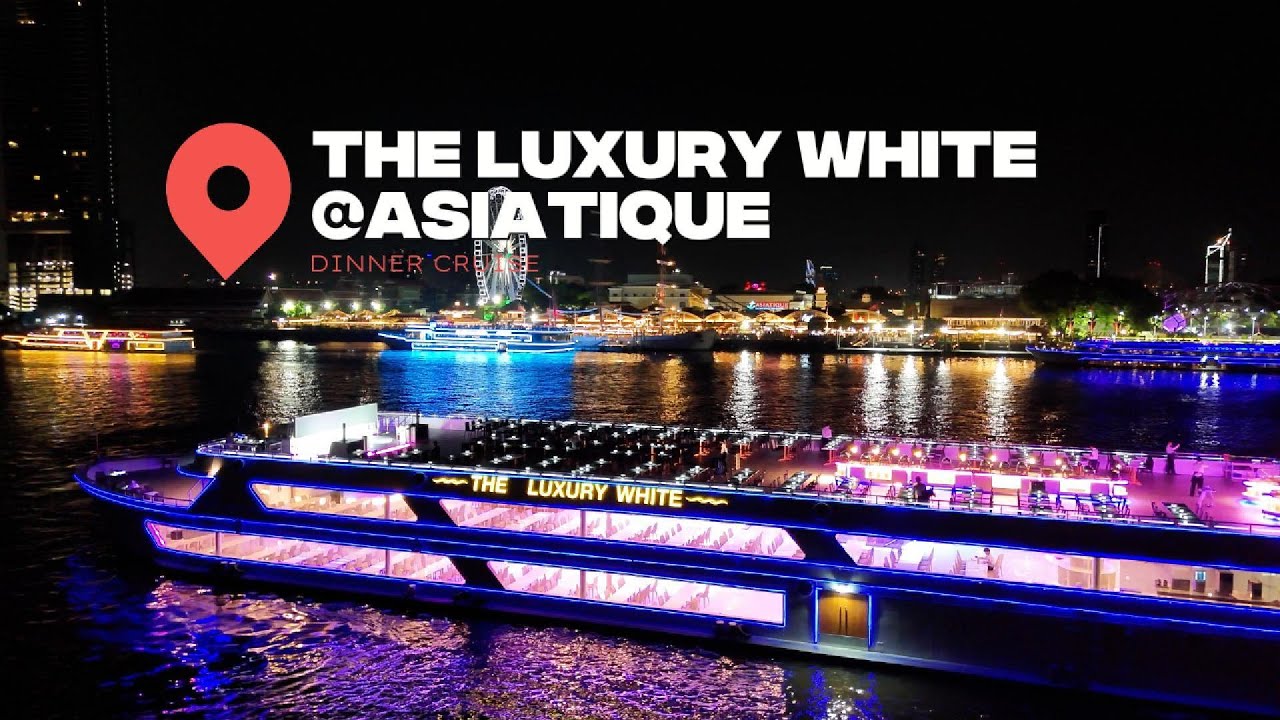 Countdown 2025 in Bangkok | The Luxury White Cruise at Asiatique | Fireworks, Buffet & Openbars!
