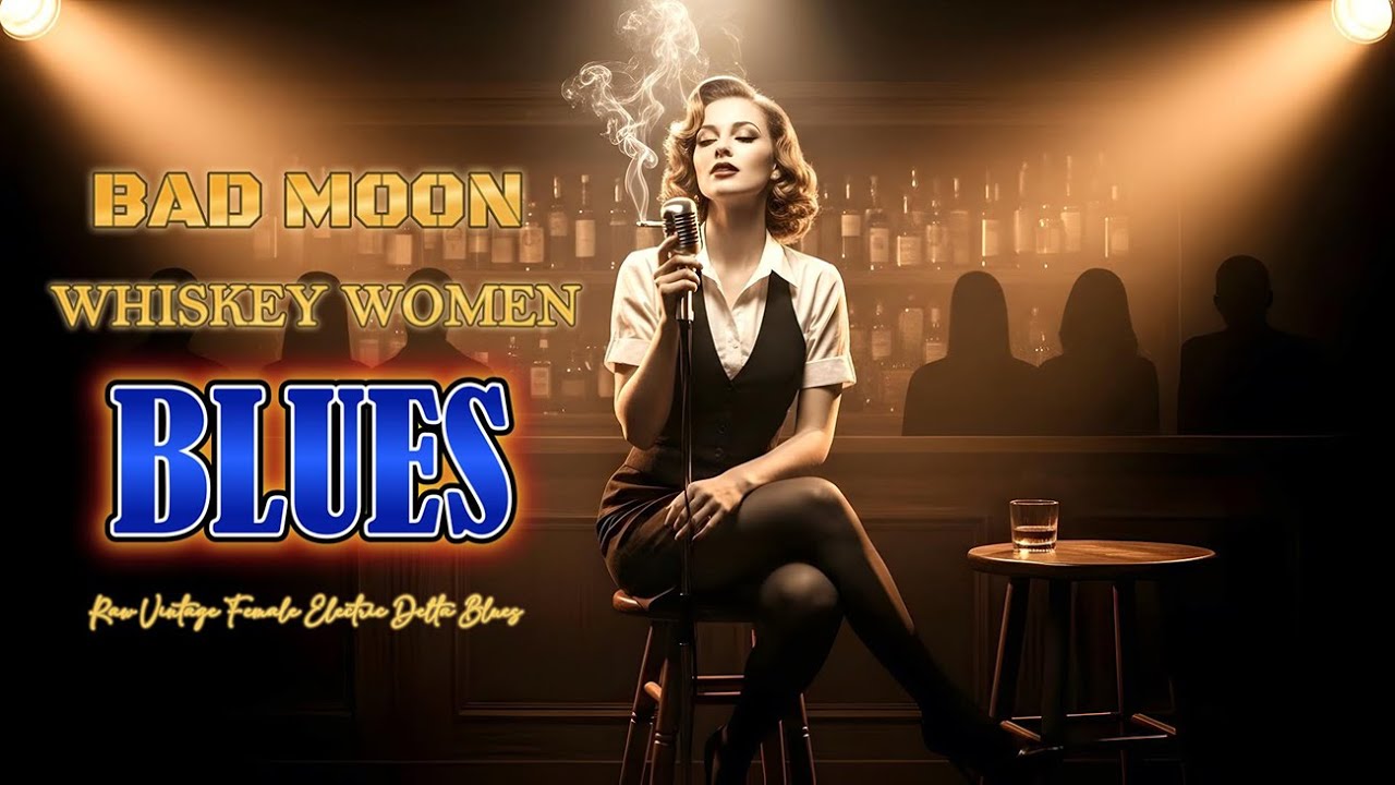 Bad Girl Blues – Bad Moon Whiskey Woman Raw Vintage Female Electric Delta Blues