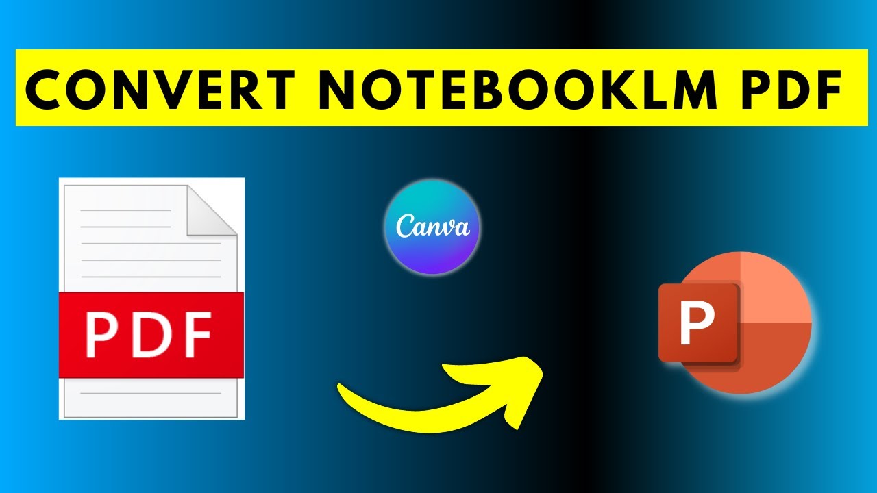 Как преобразовать PDF-слайды NotebookLM в слайды PowerPoint с помощью Canva Pro
