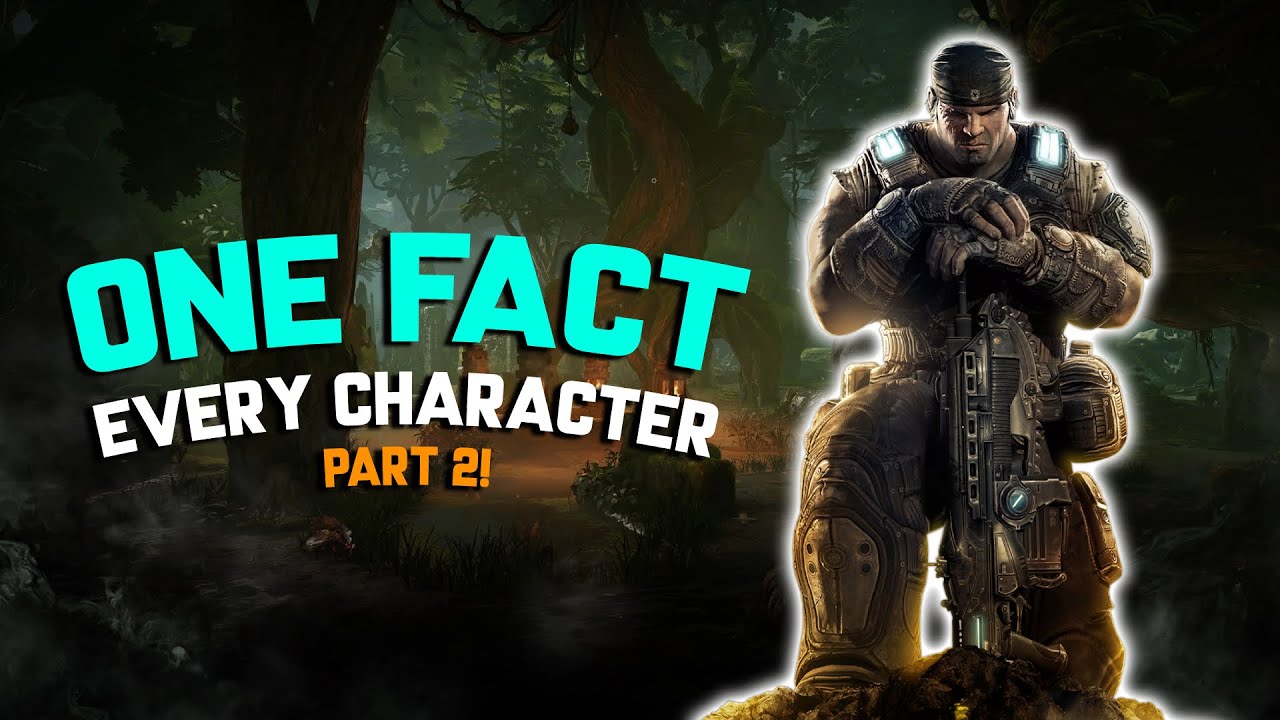 1 уникальный факт о КАЖДОМ персонаже Gears of War! Часть 2