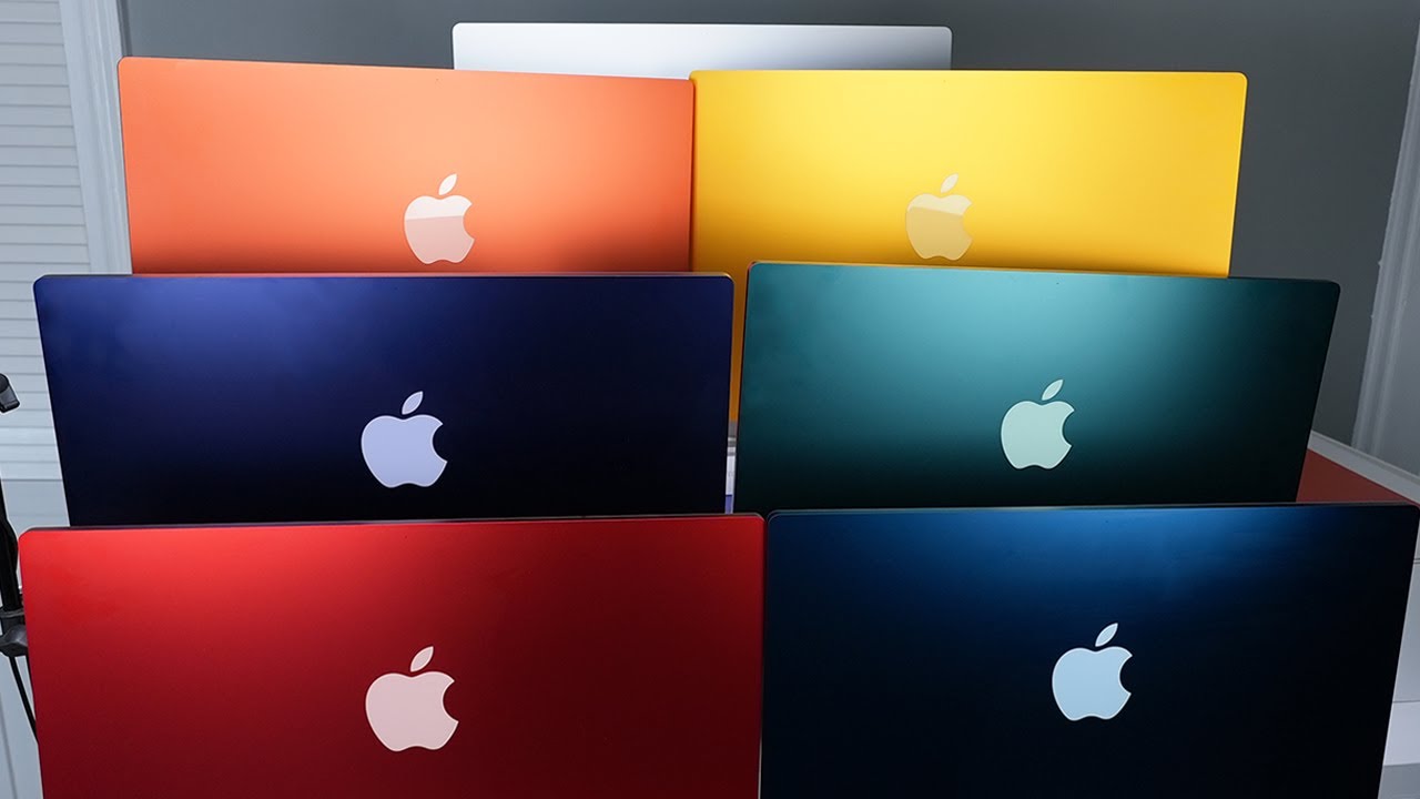iMac in All Colors: Blue, Orange, Yellow, Purple, Silver, Pink & Green