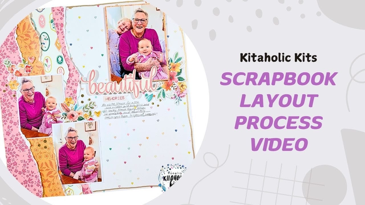 12x12 Scrapbooking Process Video