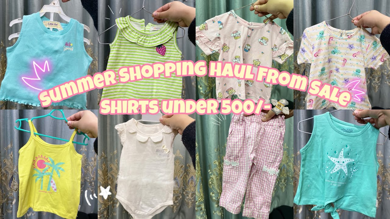 Summer Shopping Haul From Sale🛍️ | Affordable & Chic | Tips For Budget Friendly Shopping | Mom Life✨