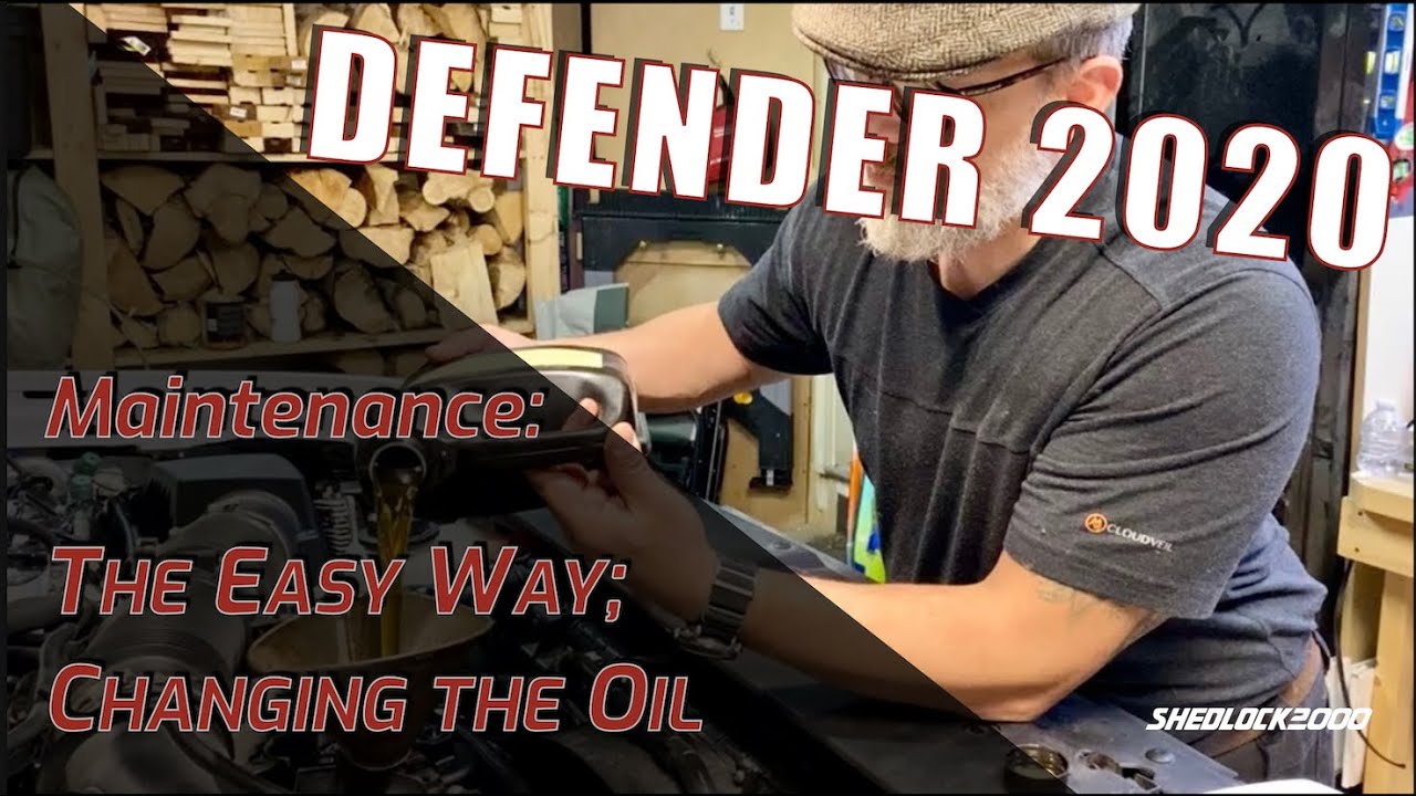 Fresh Glug the Easy Way; Changing the Engine Oil on a new Defender P400 with a Vacuum Pump