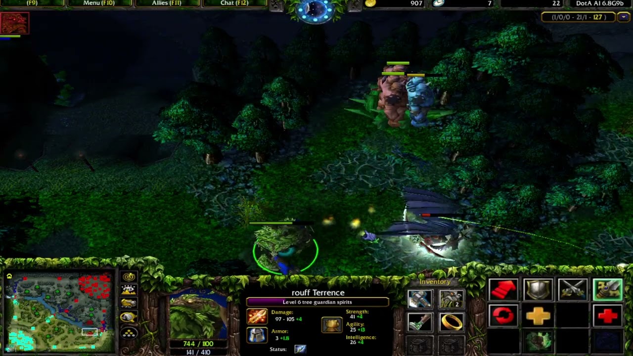 DOTA 6.8G9B Treant Protector Solo Fountain 883