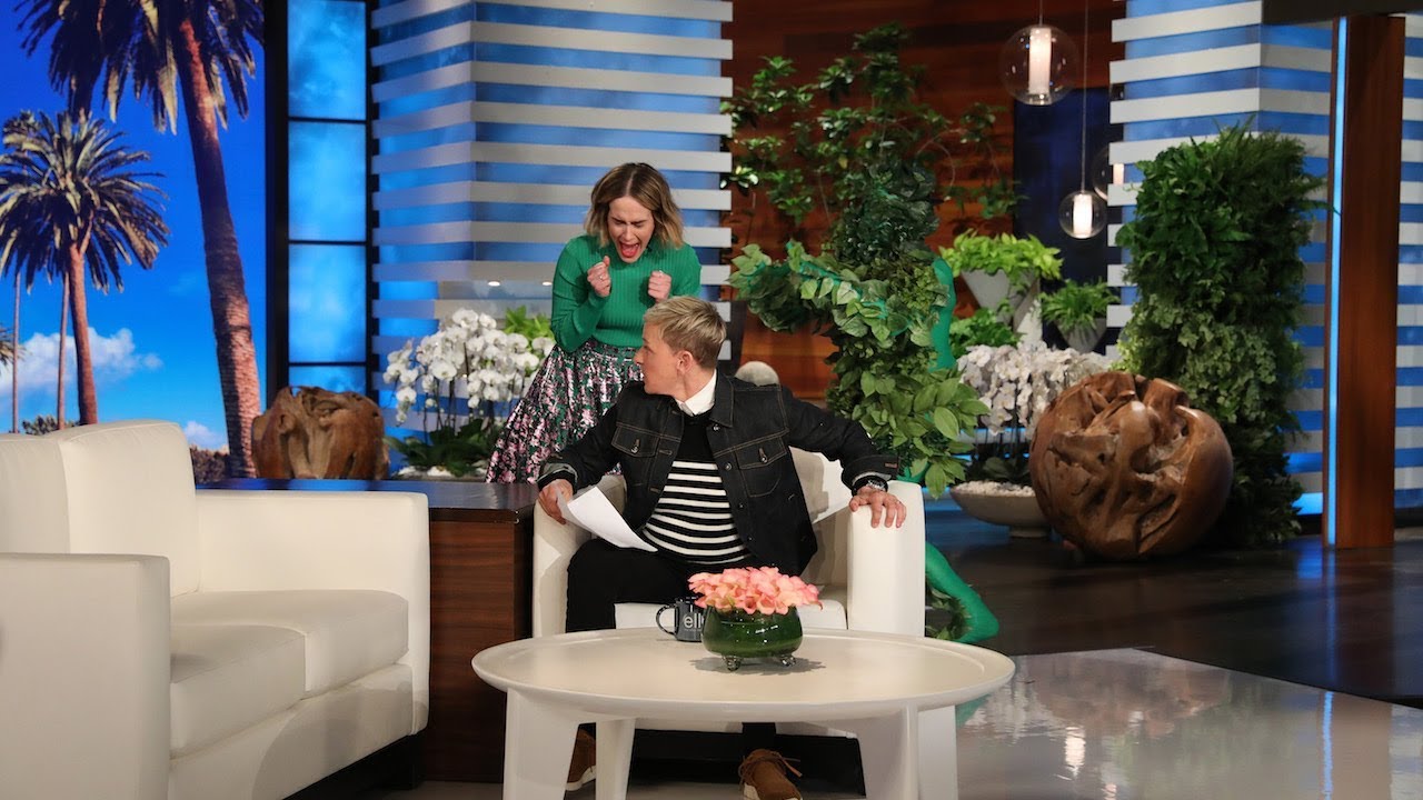 Sarah Paulson Attempts to Get a Scare Revenge on Ellen