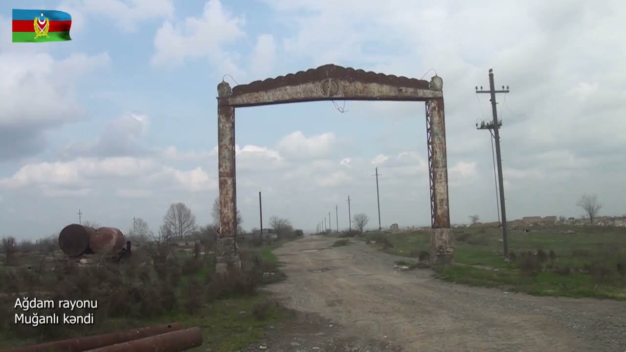 Ağdam rayonunun Muğanlı kəndindən videogörüntülər