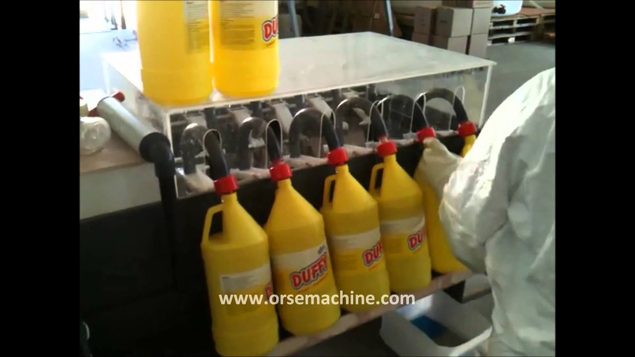 ÇAMAŞIR SUYU DOLUM HATTI