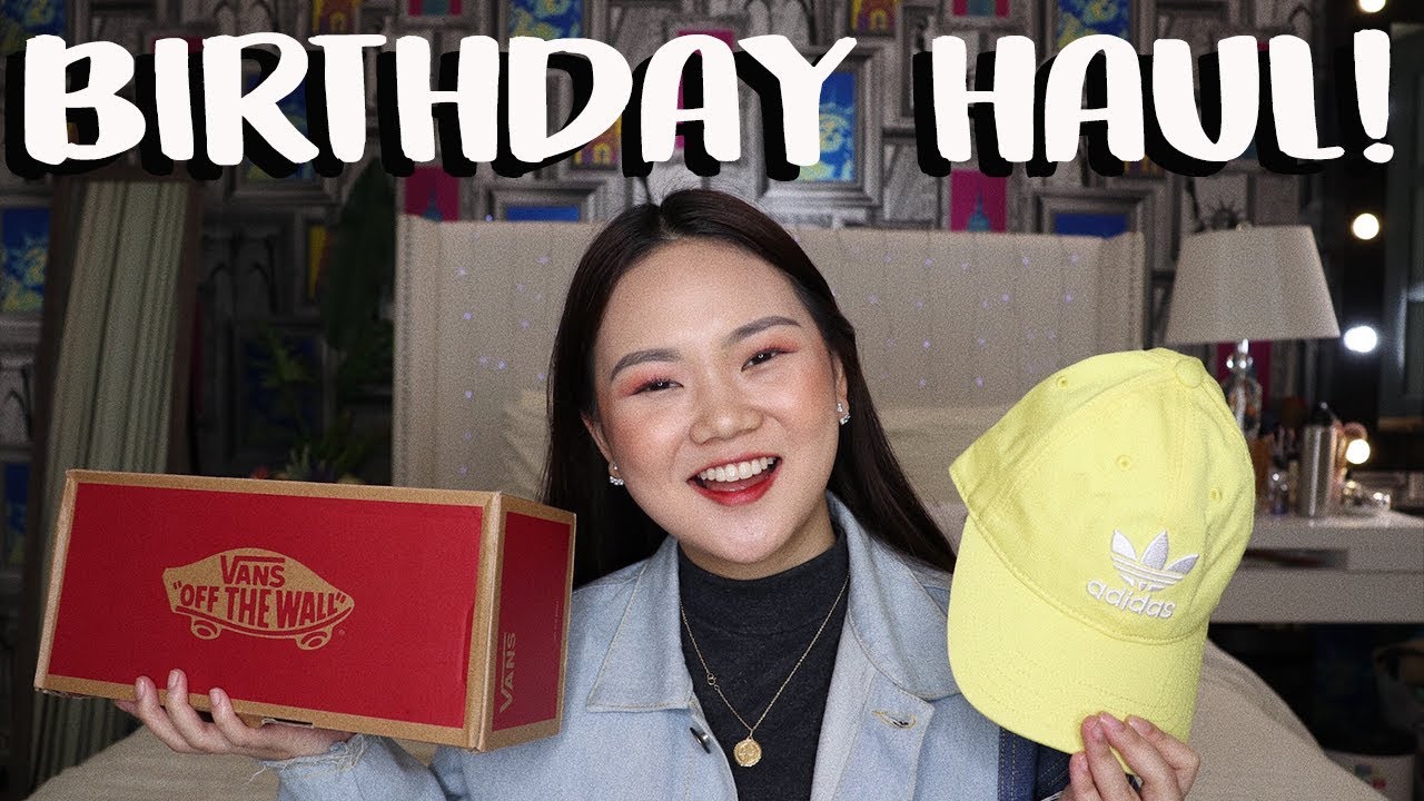 BIRTHDAY HAUL!! (2018) | ASHLEY SANDRINE