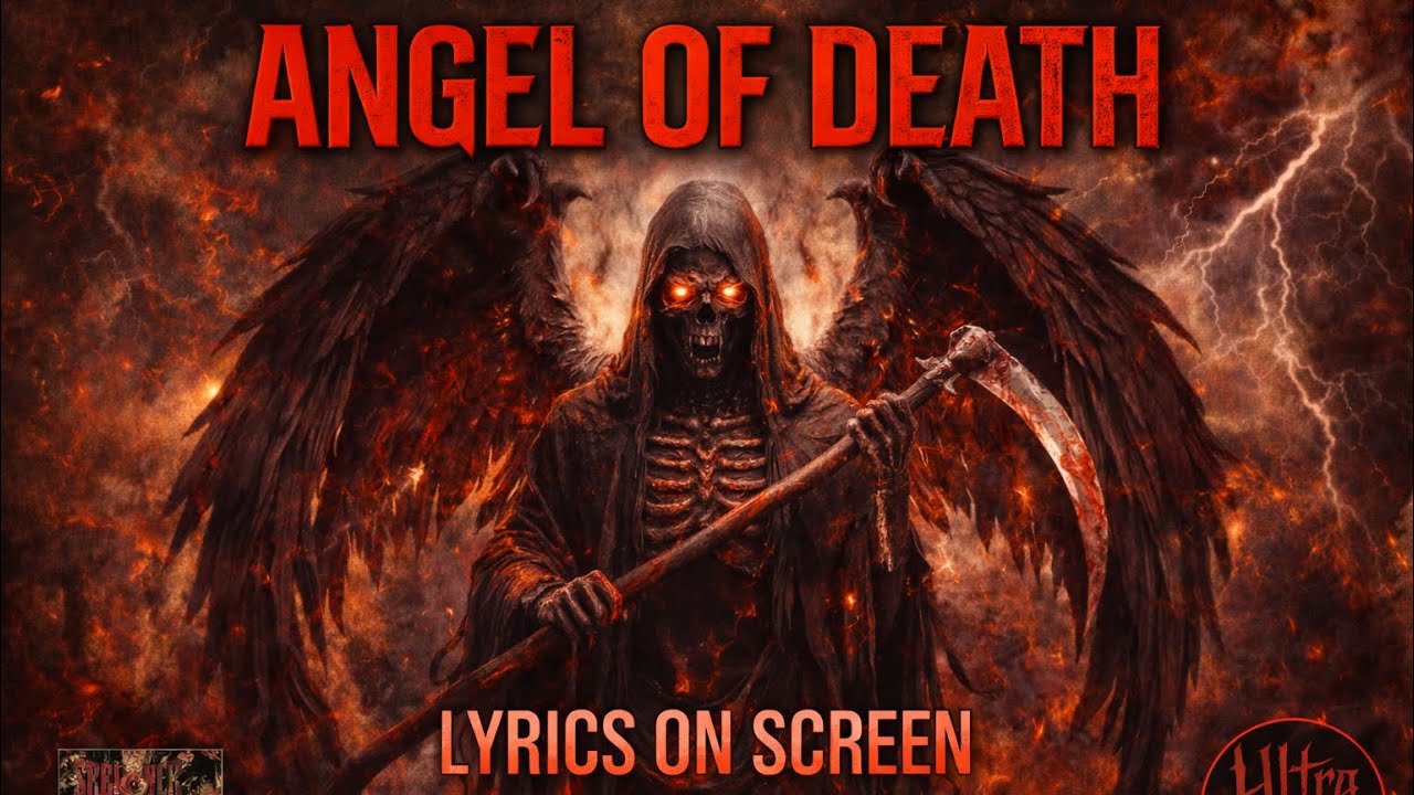 Slayer - Angel of Death (Lyrics on Screen Video 🎤🎶🎸🥁)