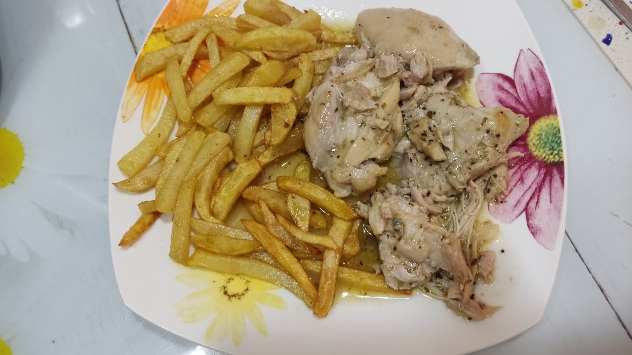 Contramuslos de pollo al ajillo en la olla GM