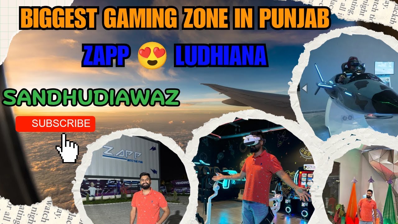 Biggest Gaming Zone in Ludhiana Punjab. #arcade #trampoline #gaming #vrgaming #pubg #freefire #gta