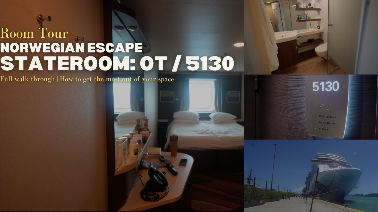 ROOM TOUR | Norwegian Escape | Stateroom: OT / 5130 | HERBERT'S WORLD