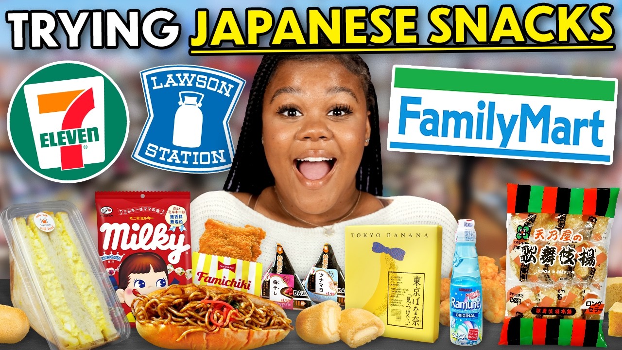 Americans Try Japanese Snacks For The First Time!