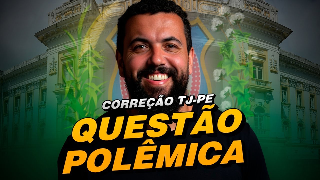 Raciocínio Lógico TJ-PE: Correção da Prova.