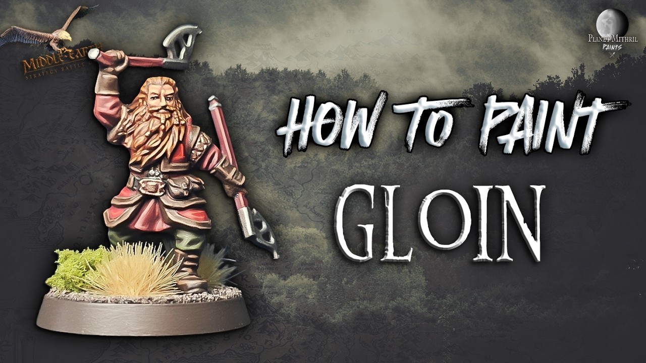 How to Paint Gloin | Lord of the Rings MESBG Painting Tutorial
