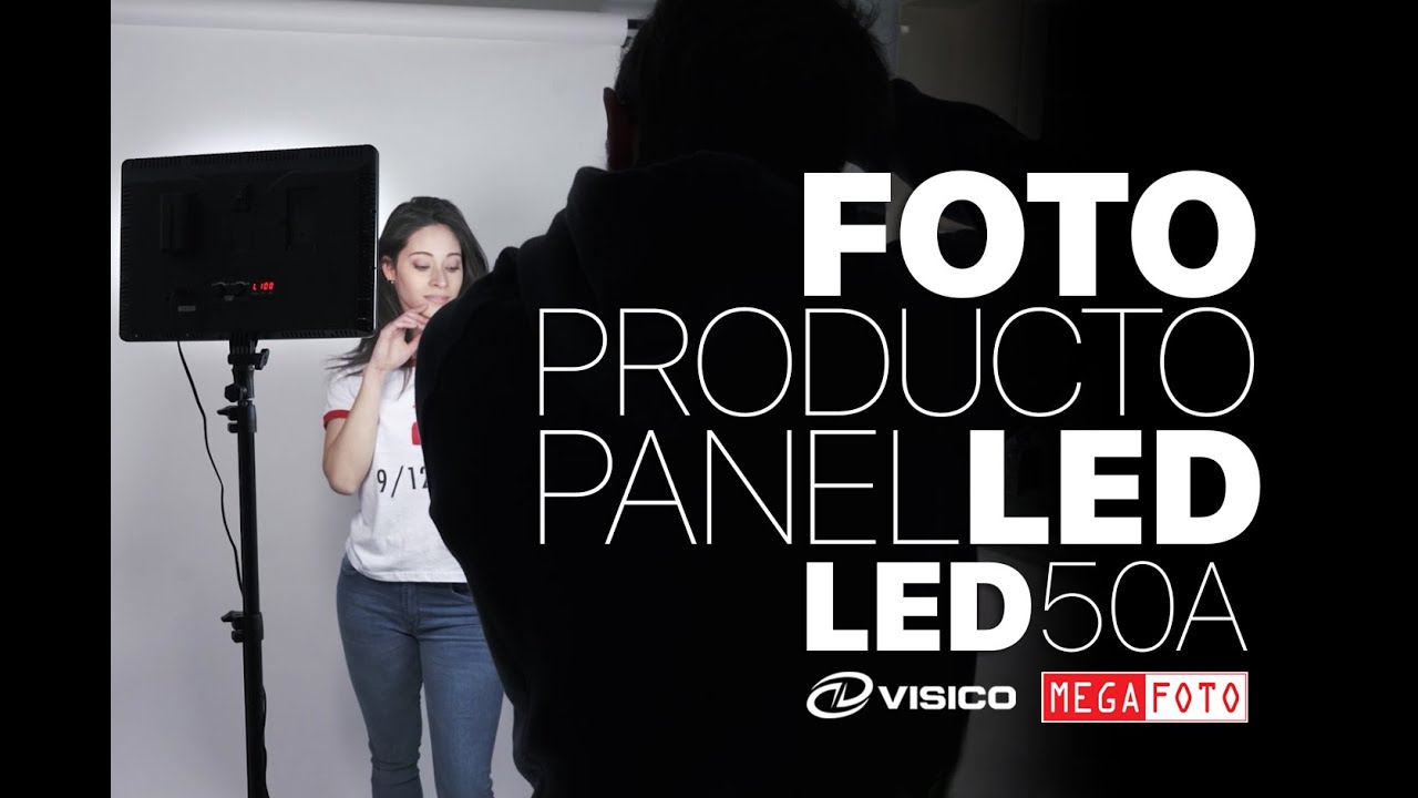 Fotografia producto e-commerce con paneles luz Led Visico - MEGAFOTO