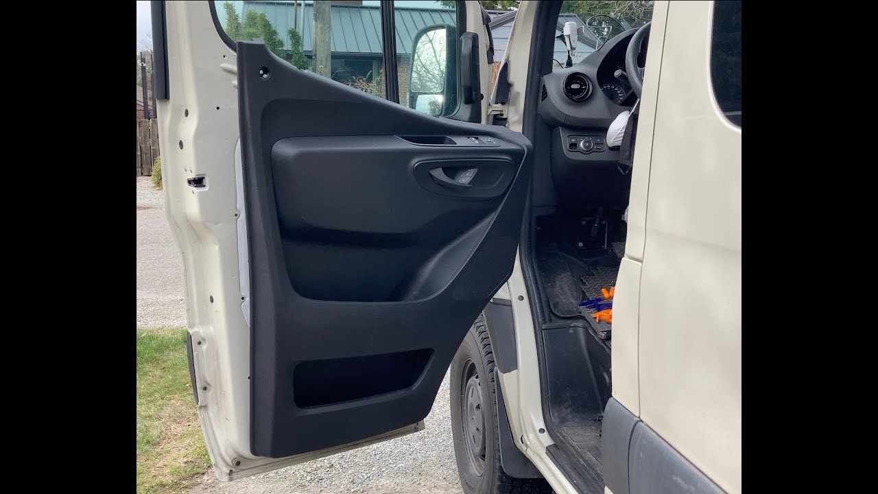 2019 Sprinter front door panel removal
