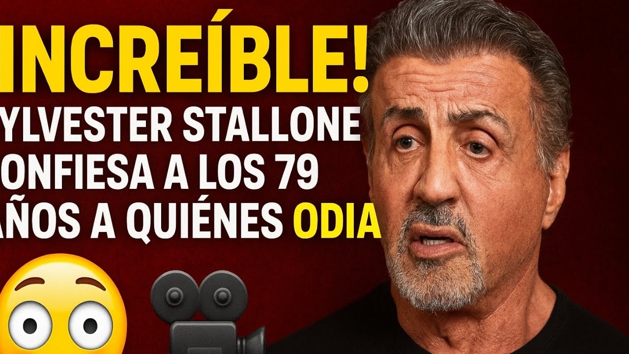 &iexcl;Incre&iacute;ble! Sylvester Stallone confiesa a los 79 a&ntilde;os a qui&eacute;nes ODIA 😳🎥
