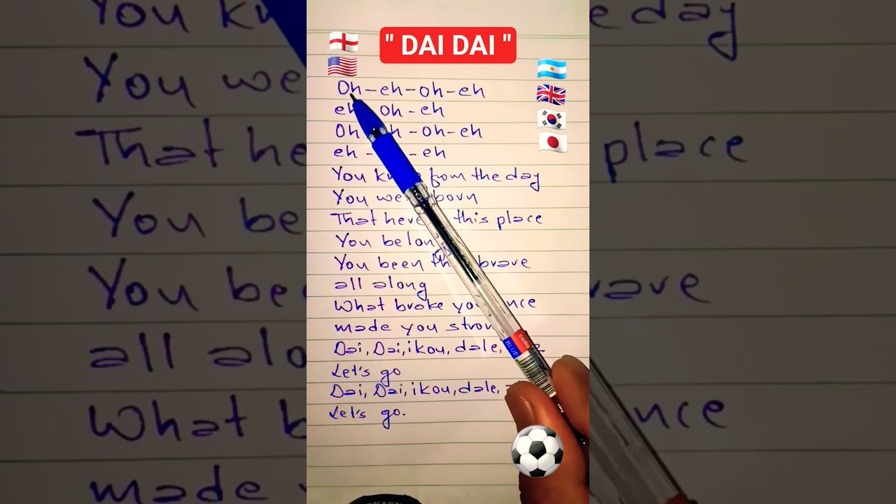 🌎️⚽️ DAI DAI FIFA World Cup 2026(English Translation + Lyrics)Shakira #lyricvideo #shakira #yts
