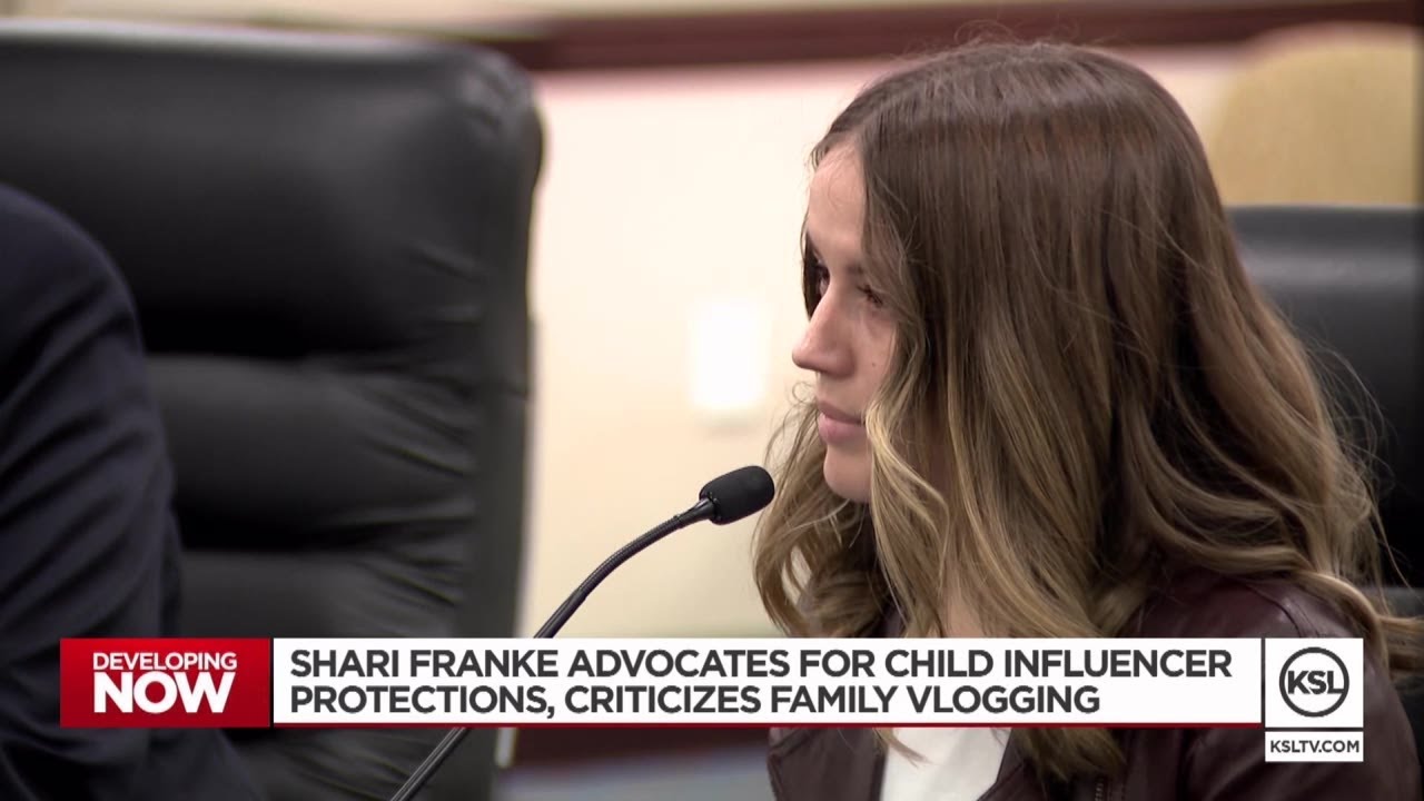 Ruby Franke's oldest daughter speaks to Utah lawmakers on behalf of children in family vlogs