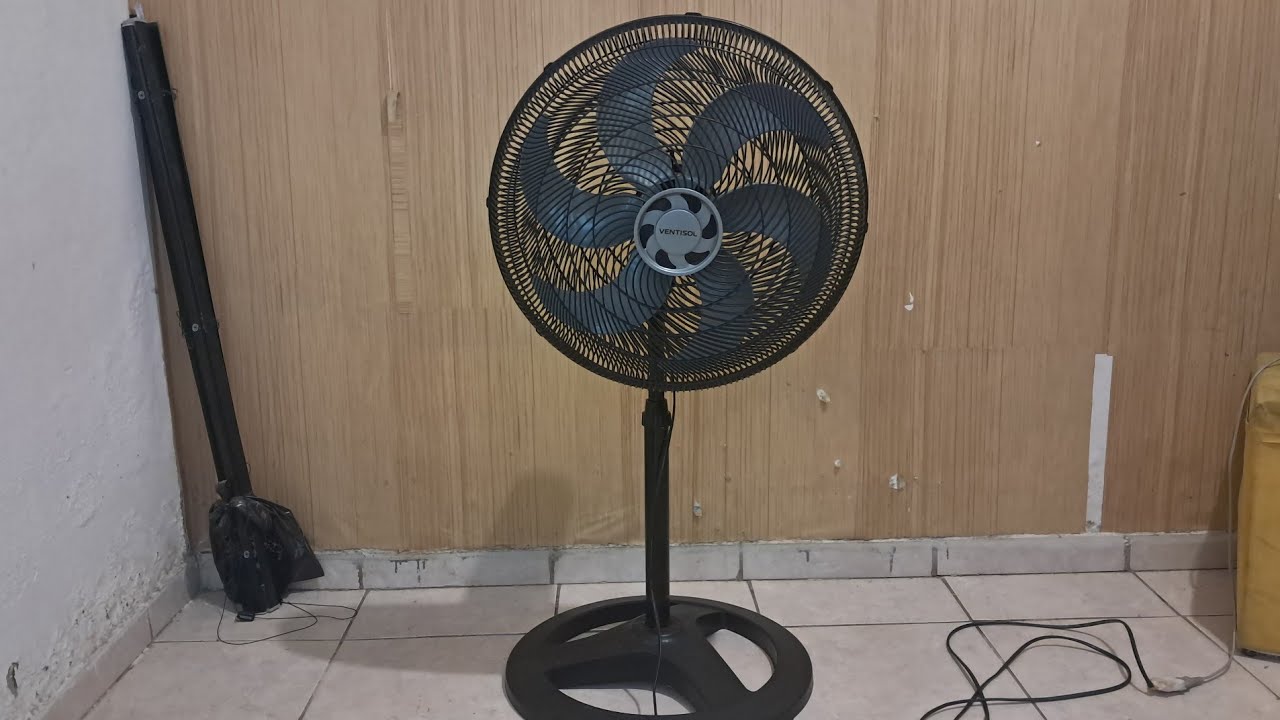 Ventilador Ventisol de Coluna ja rolamentado de Fábrica troca do Estator parte elétrica completa 
