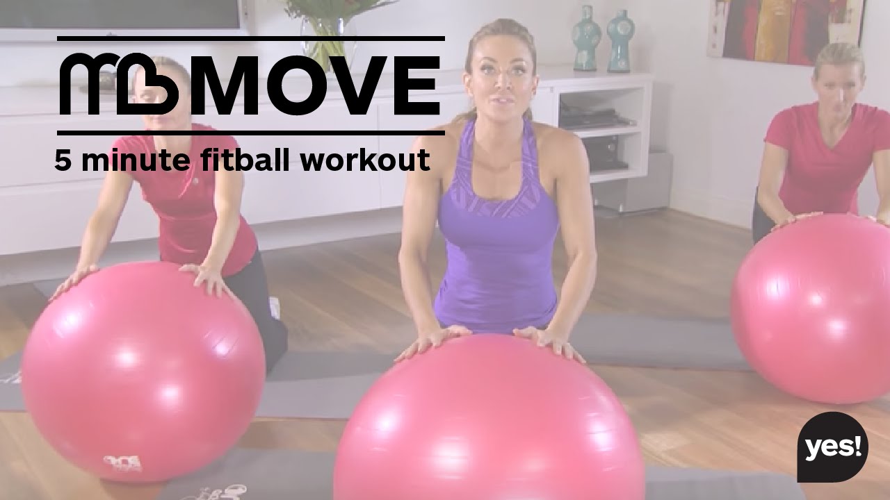 Michelle Bridges - 5 minute Fitball workout