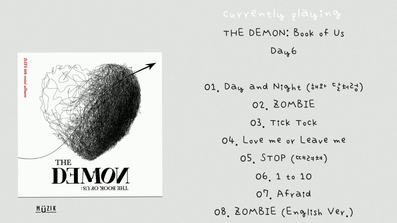 DAY6 (데이식스) -THE BOOK OF US: THE DEMON 6TH MINI ALBUM [ALBUMAUDIO]