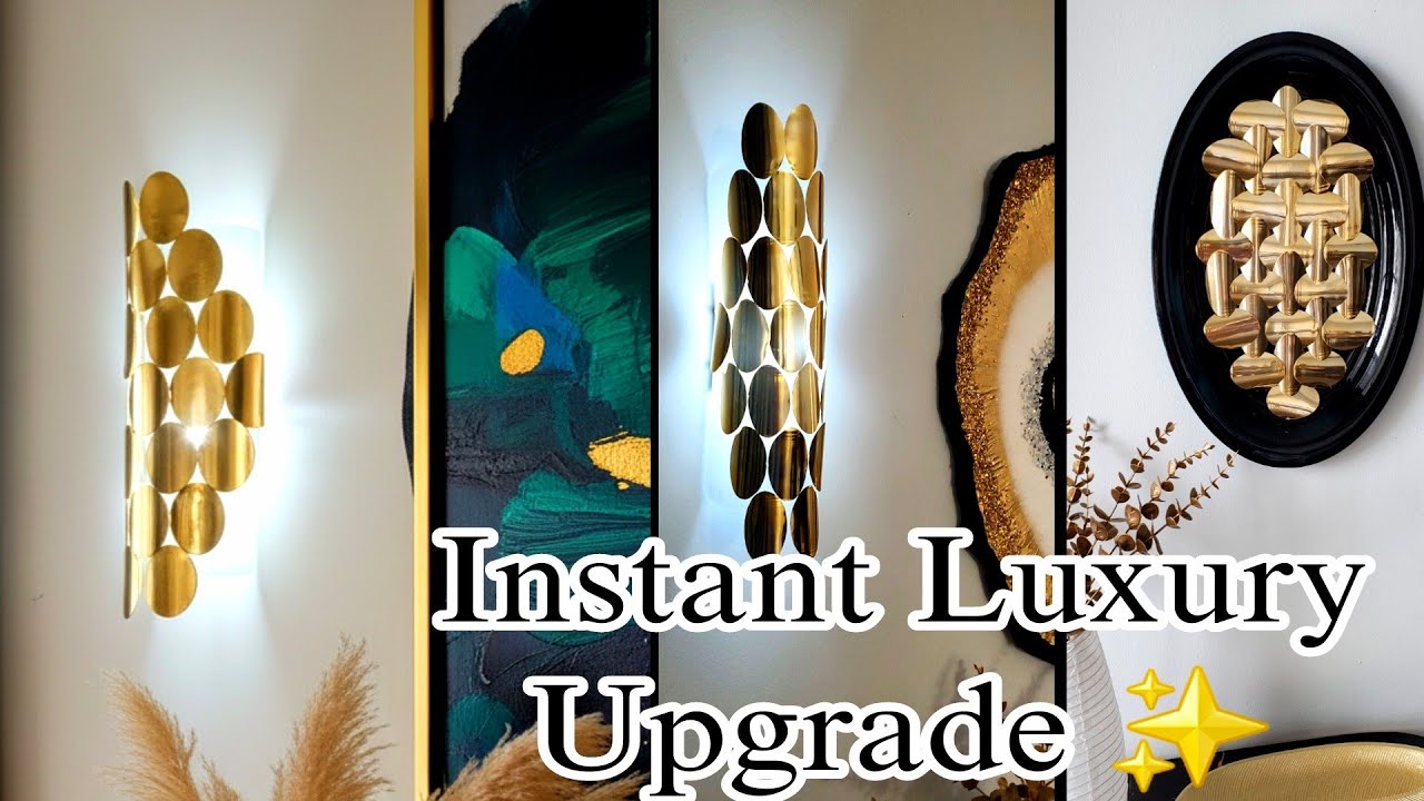 This Wall Sconce Instantly Made My Living Room Look Luxury 😍 | Craft Angel