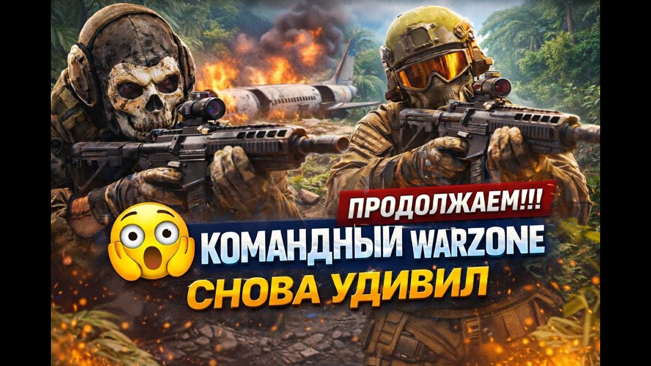 Командный Warzone снова удивил | UA/RU/PL | #DAY3 #stream #callofduty #warzone #cod