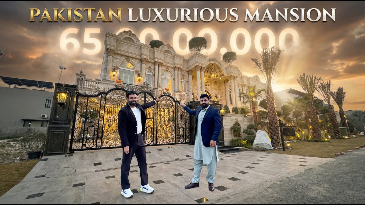 Pakistan’s Most Expensive House 😱 | 65 Crore Ultra Luxury Mansion | DHA Lahore
