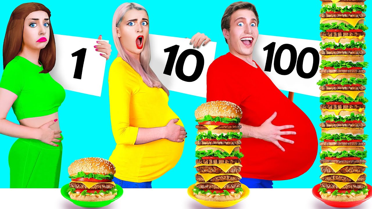 100 Couches de Nourriture Défi | Recettes Cuisine Étonnantes par Multi DO Best