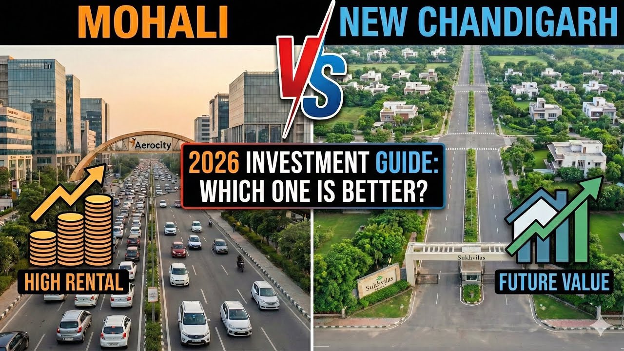 Mohali vs. New Chandigarh: Best Real Estate Investment in 2026?