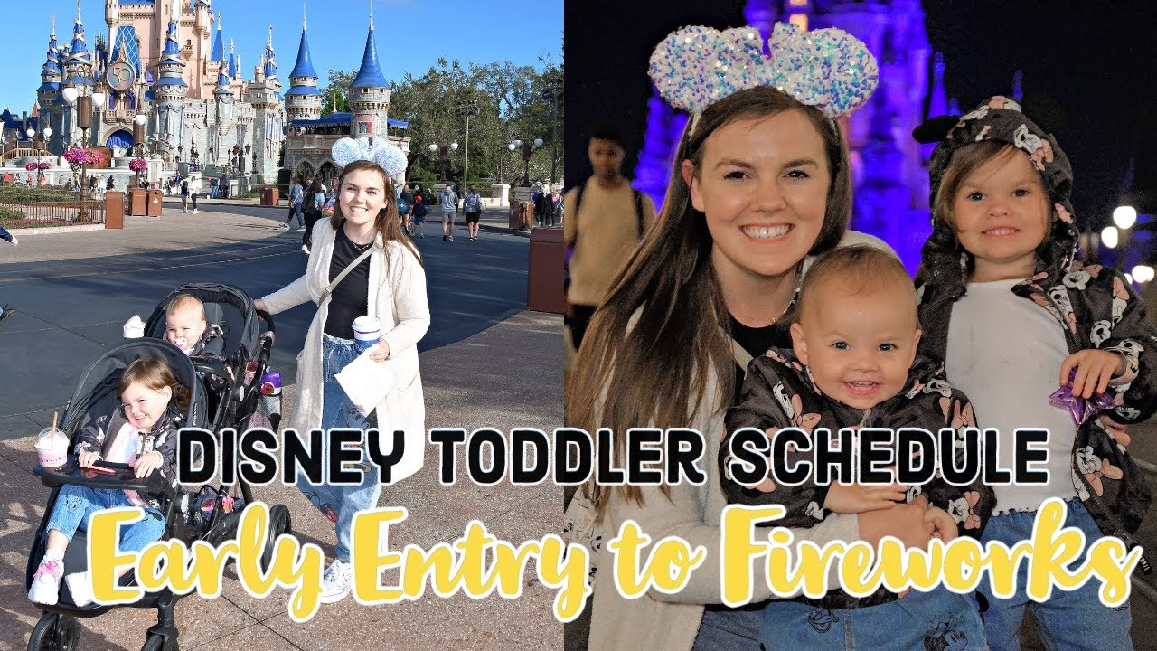 Early Entry to Fireworks: Toddler Schedule | Disney with Toddlers | Toddler Vacation Schedule