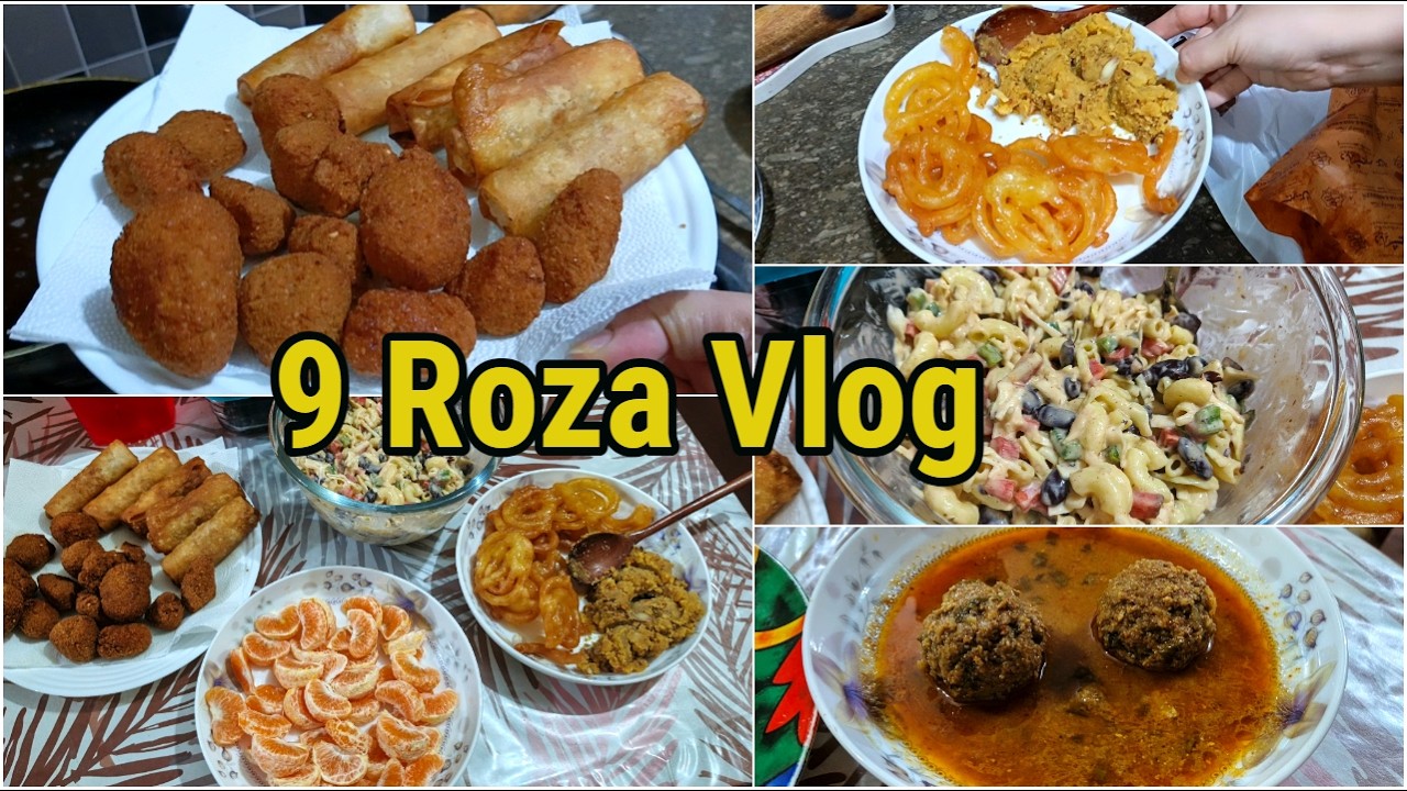 Friday Routine Vlog | Roz Ka Ek Sawal Aj Kya Pakayen 😍9 Sehri To Iftar Vlog