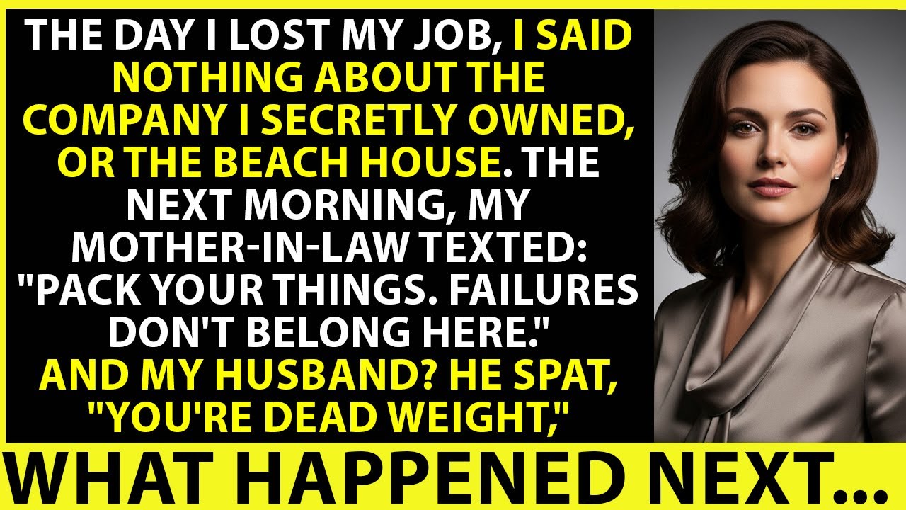MIL Kicked Me Out After I Lost My Job—Not Knowing I Secretly Owned The Company… And The Beach House.