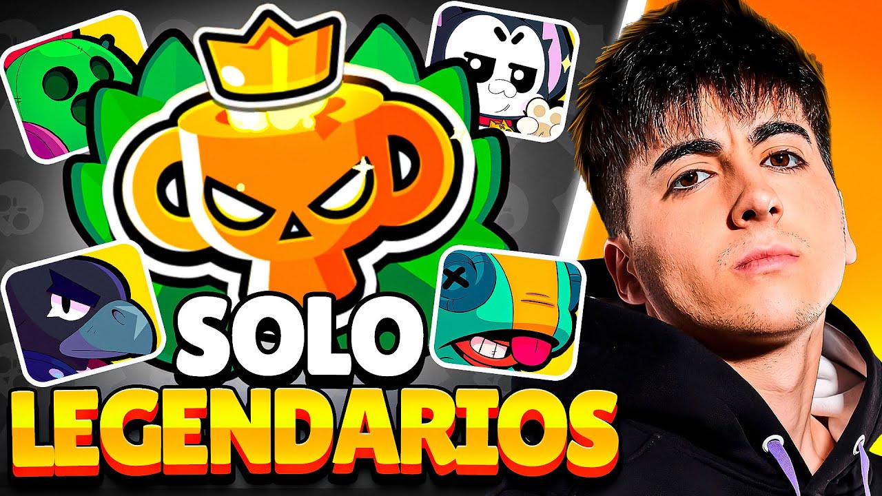 SOLO PUEDO JUGAR CON BRAWLERS LEGENDARIOS EN COMPETITIVO🏆