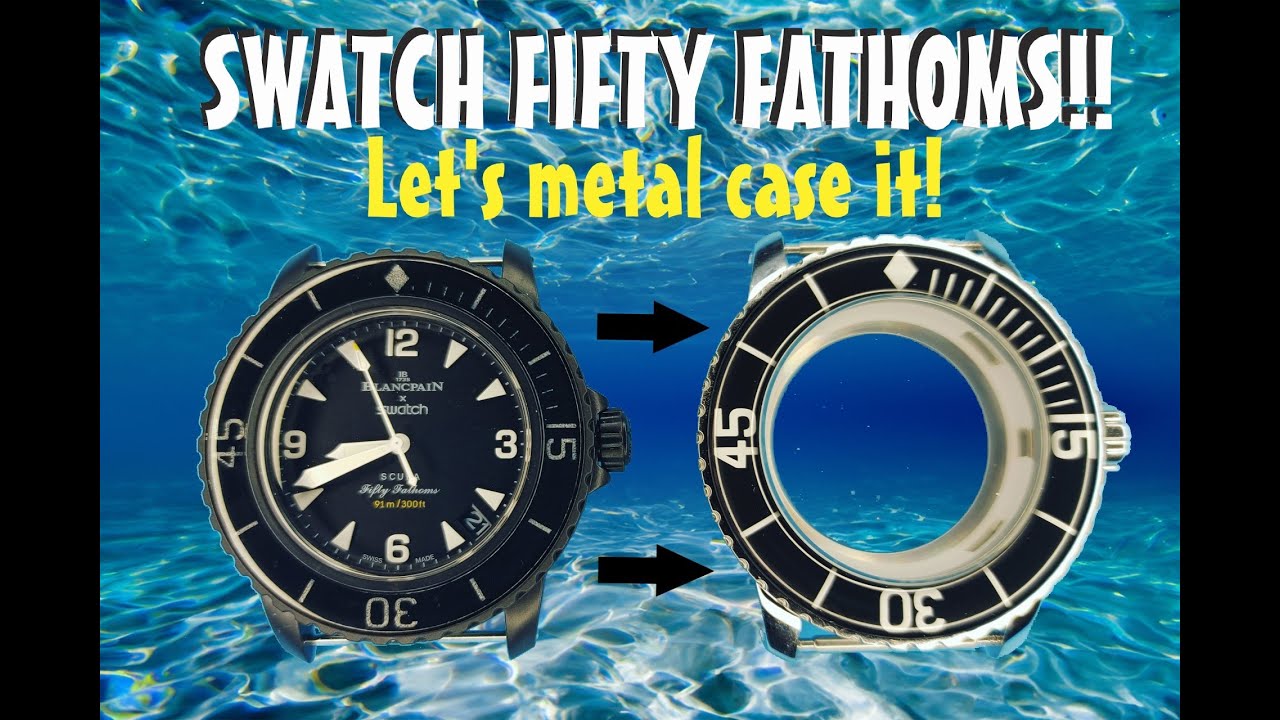 Давайте модернизируем металлический корпус для Swatch Fifty Fathoms!!