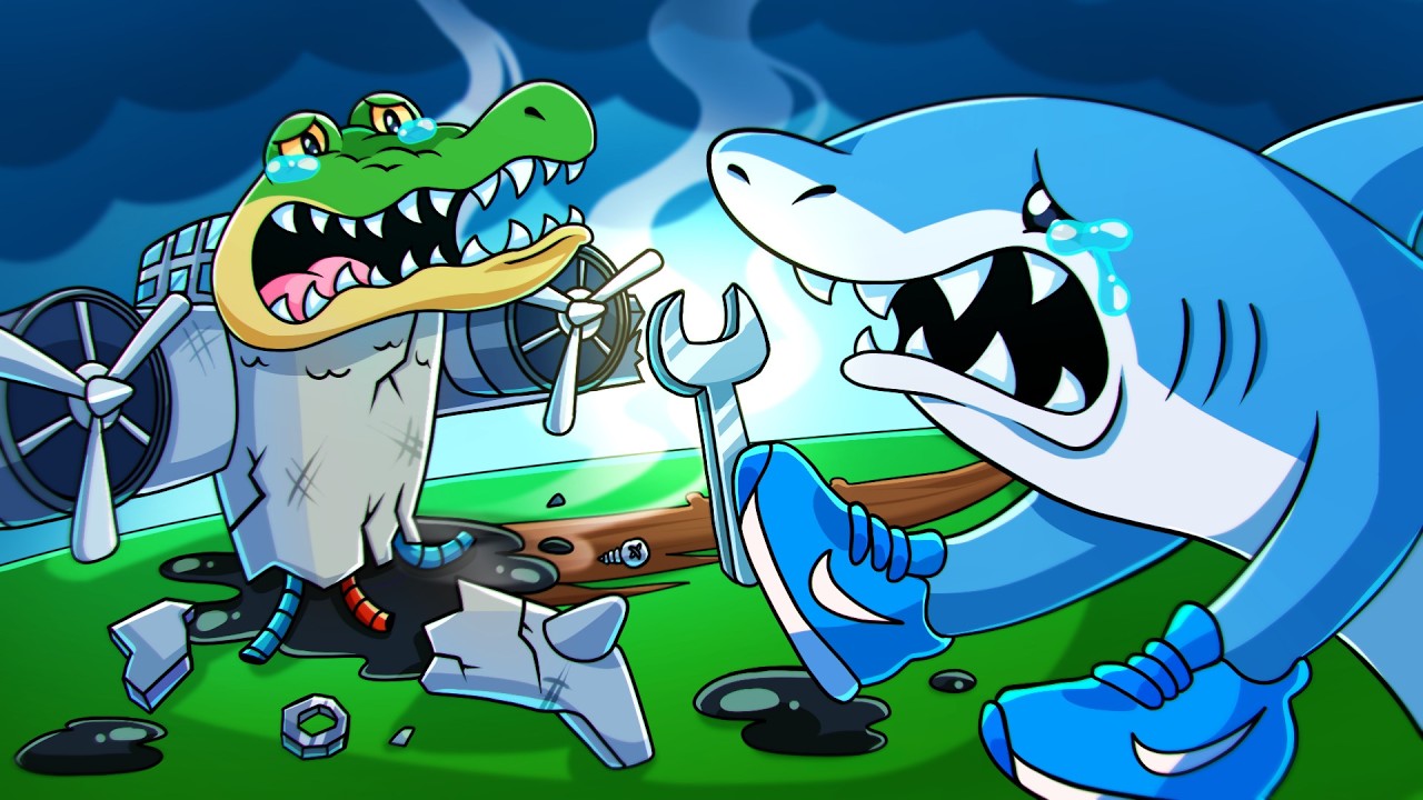 TRALALERO TRALALA REPAIRS BOMBARDINO CROCODILO! Italian Brainrot Animation
