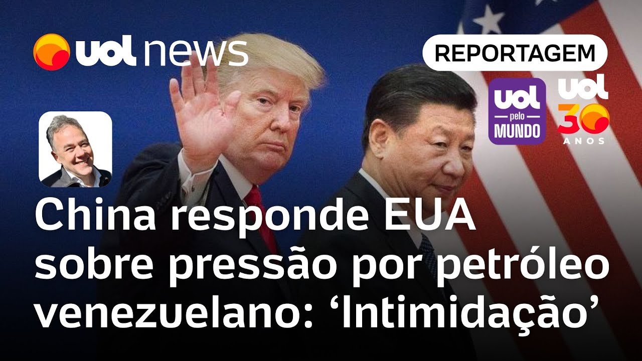 China fala em intimidação dos EUA por petróleo da Venezuela; Nelson de Sá analisa: 'Não fará falta'