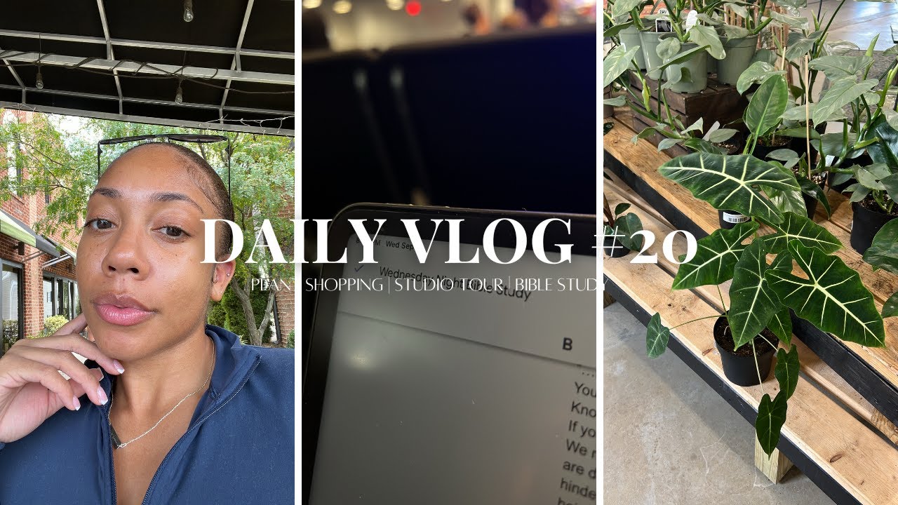 Daily Vlog #20 | *empty* Studio Tour, Plant Shopping, Going Out & more |  Faceovermatter