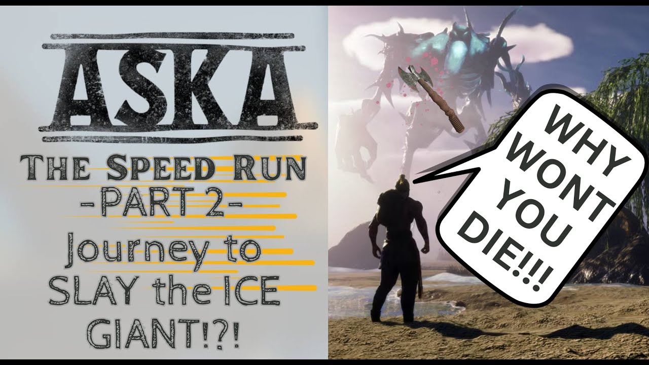 ASKA Speed Run Part 2: Can we have 40 VILLAGERS BY WINTER??
