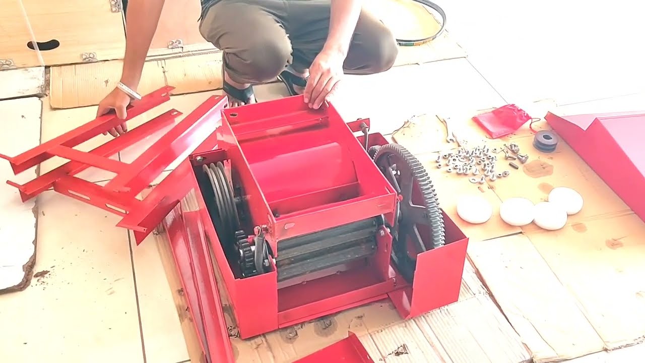 How To Install Gear Chaff Cutter Machine।।चाफ कटर मशीन को कैसे जोड़े।।Chaff Cutter Installation