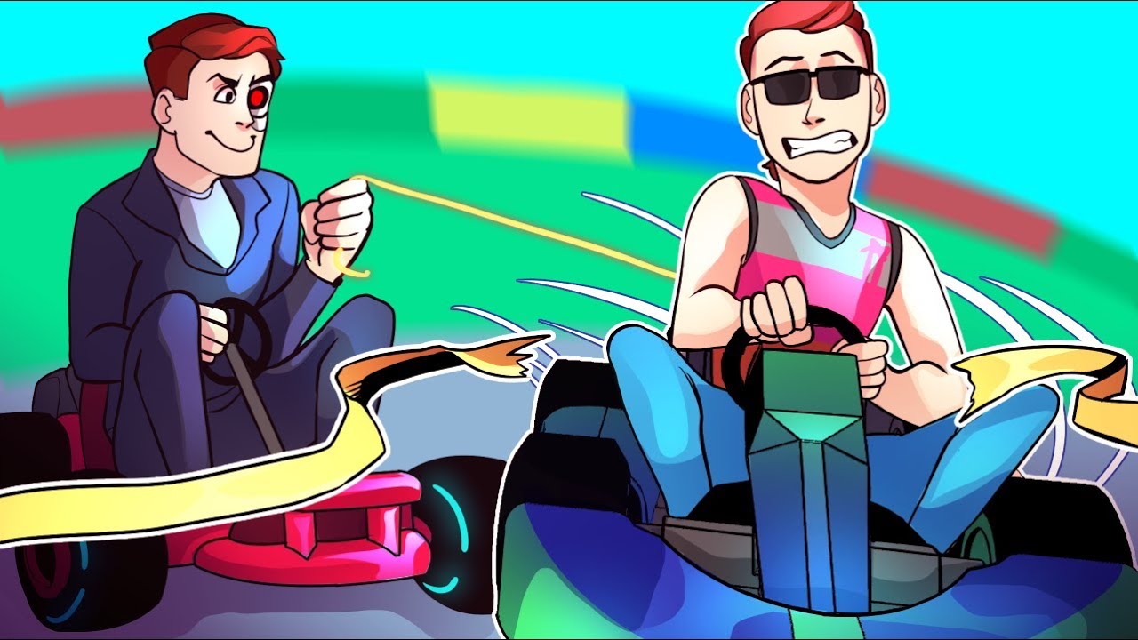Mario Kart 8 Deluxe Funny Moments: The Finish Line Troll & Last Place Battle With Nogla!