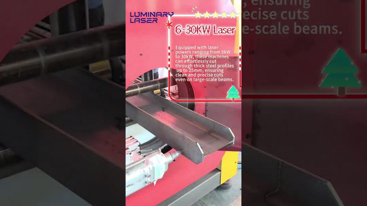 Advanced 12KW H-Beam Laser Cutting Machine | Precision Structural Steel Processing
