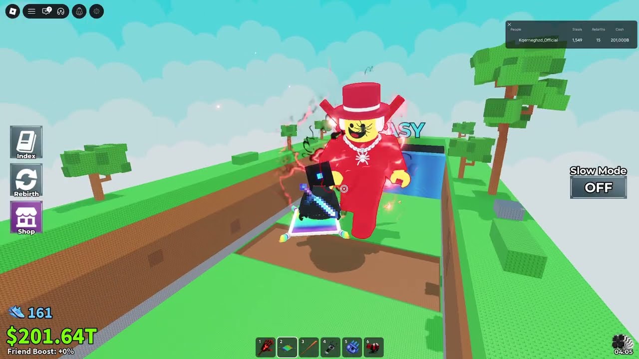 Admin Abuse Steal a Brainrot / Roblox Gameplay #186