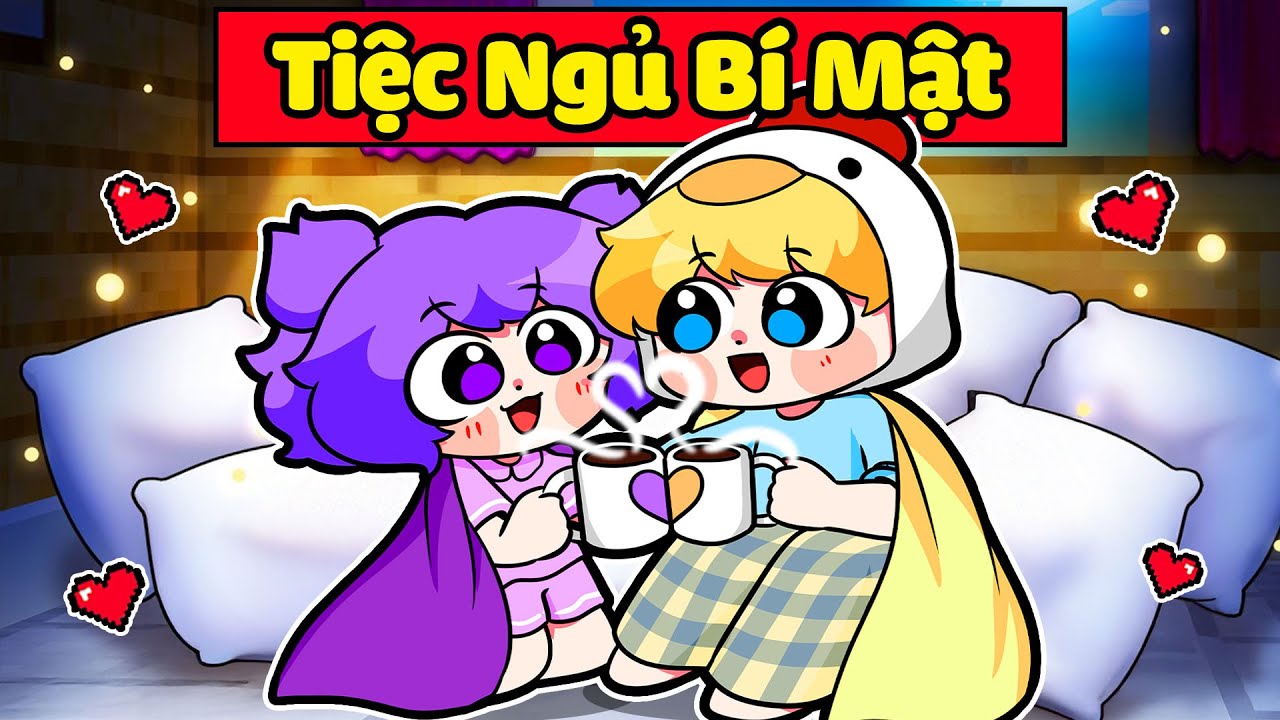 NABEE V&Agrave; T&Ocirc; G&Agrave; THAM GIA TIỆC NGỦ CẶP Đ&Ocirc;I B&Iacute; MẬT V&Agrave; C&Aacute;I KẾT TRONG MINECRAFT*NABEE TIỆC NGỦ B&Iacute; MẬT 💑💤😴