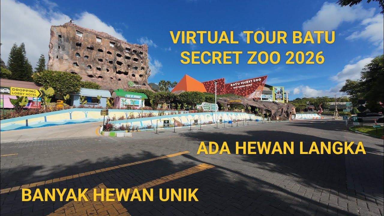 Tour Batu Secret Zoo at Jatim Park 2 | POV virtual walk tour | rute keliling Batu Secret Zoo 2026