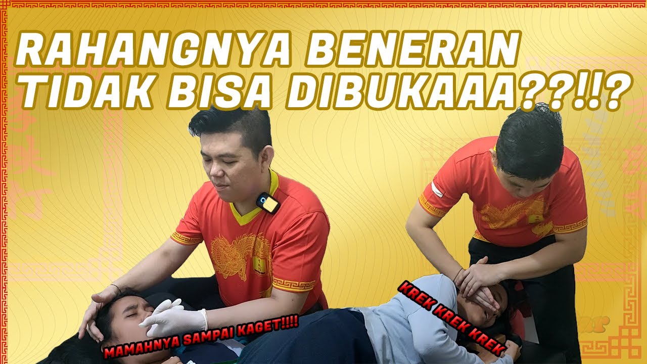 SESAKIT ITUKAH RAHANGNYA SAMPE SUSAH DIBUKA!?!?