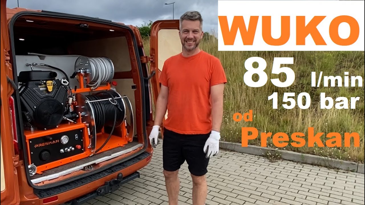PRESKAN nowe WUKO = 150 bar | 85 litrów/minutę